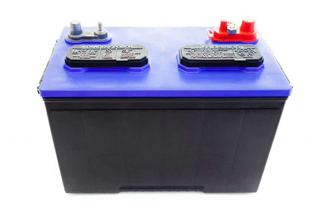 Marine battery for a jet ski or PWC.