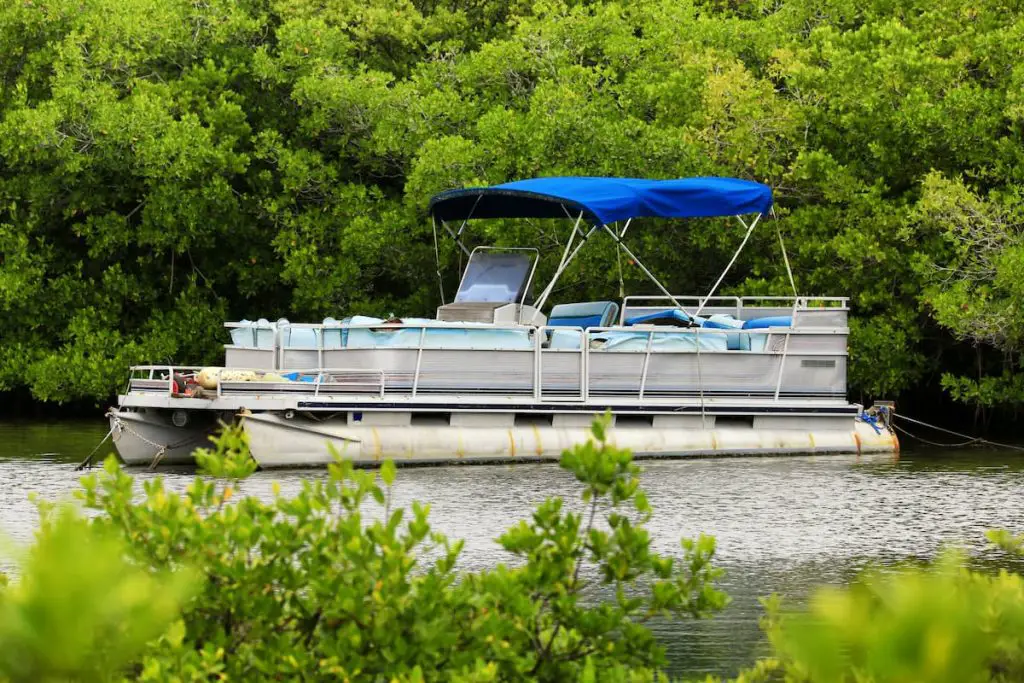 Maintain your pontoon boat by washing and waxing it