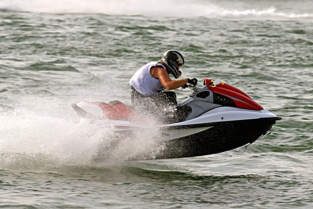 Altering the air intake systems can make your jet ski faster.