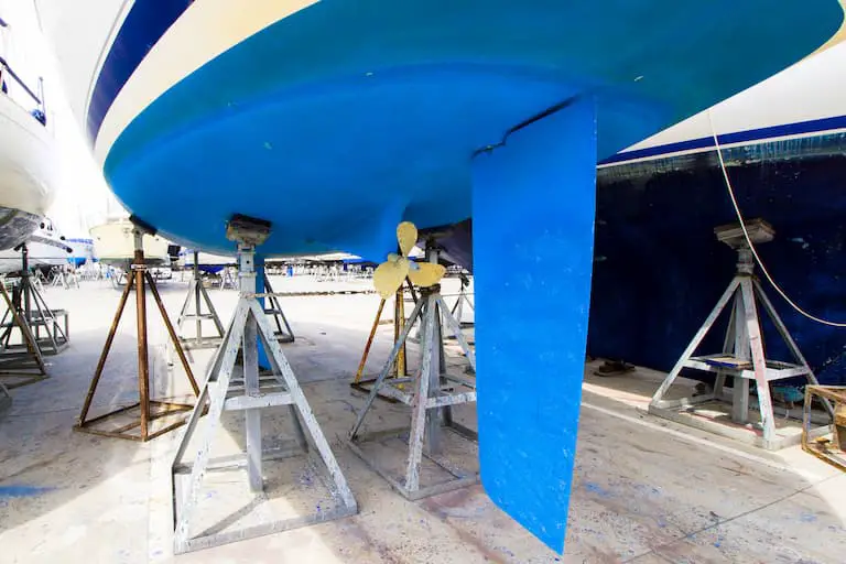 A sailboat's keel is meant to reduce excessive heeling