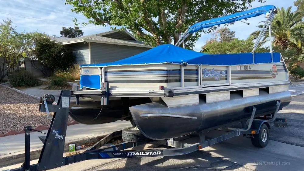 Keep a Pontoon Cover From Collecting Water