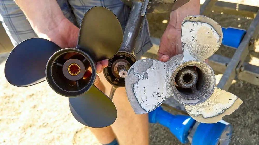 how to remove and replace boat propeller