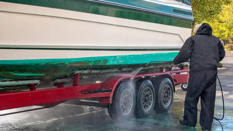Why rinsing your boat after retrieval is important